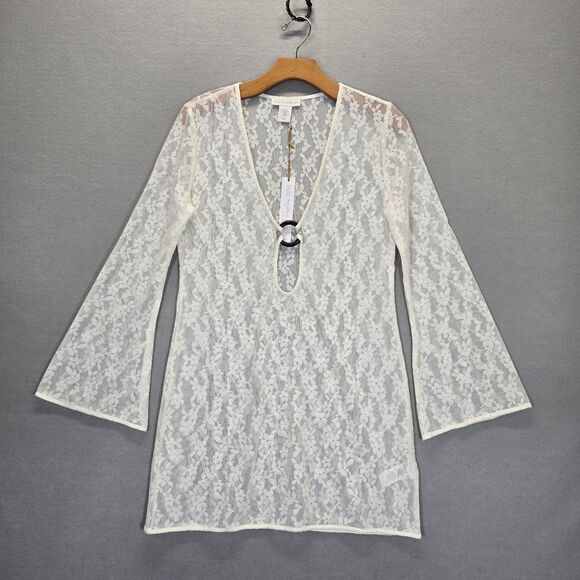 House of Harlow 1960 Other - House of Harlow 1960 Bohemian Lace Boho Duster Cover Swim Cover Up White Size XS